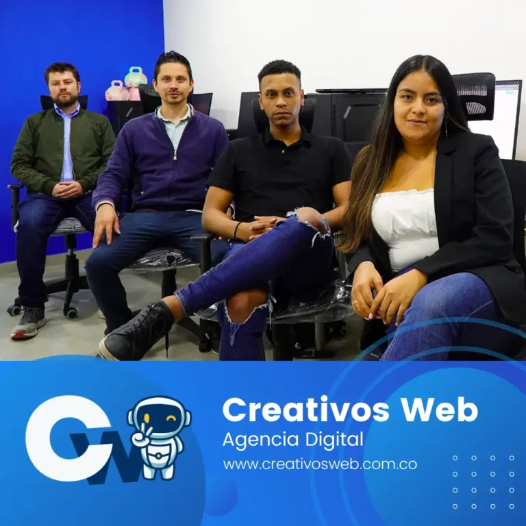 Personal profesional del equipo de Creativos web Bogotá Duban Fierro, Cristian Sánchez y mauricio Melo instagram