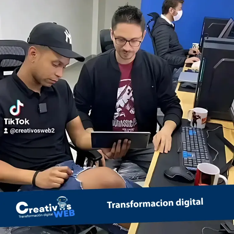Personal profesional del equipo de Creativos web Bogotá Duban Fierro y Cristian Sánchez