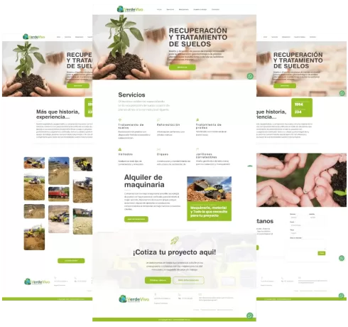 Verde vivo jl sitio web por Creativos Web Bogotá